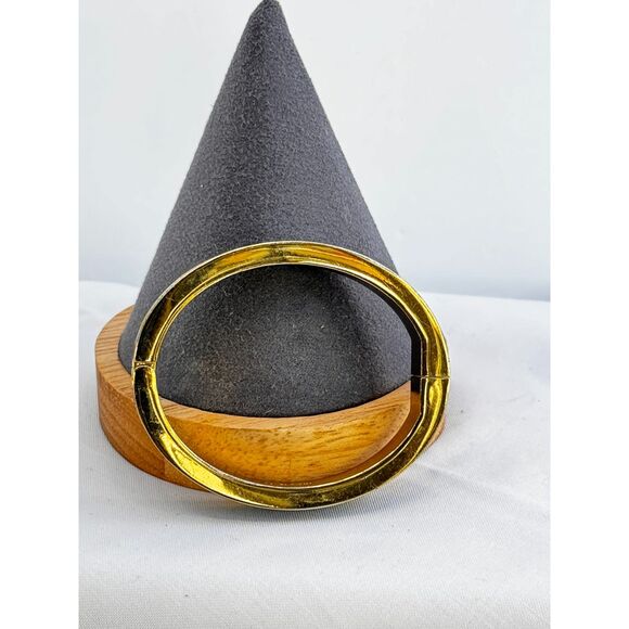 Vintage J.Crew Faux Snake Skin Magnet Closure Bangle - Picture 4 of 5